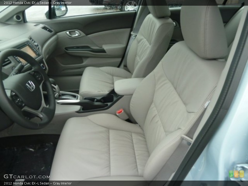 Gray Interior Photo for the 2012 Honda Civic EX-L Sedan #57606651