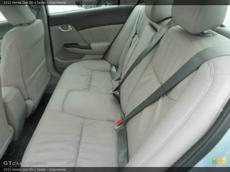 Gray Interior Photo for the 2012 Honda Civic EX-L Sedan #57606657
