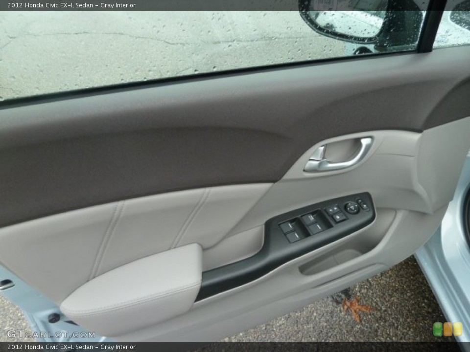 Gray Interior Door Panel for the 2012 Honda Civic EX-L Sedan #57606675