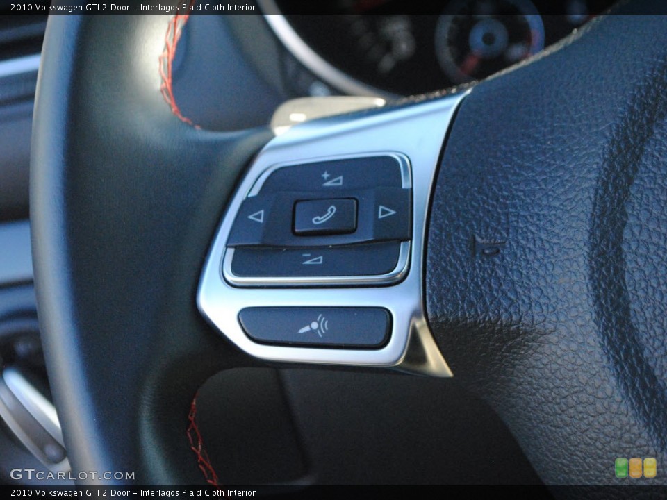 Interlagos Plaid Cloth Interior Controls for the 2010 Volkswagen GTI 2 Door #57607887