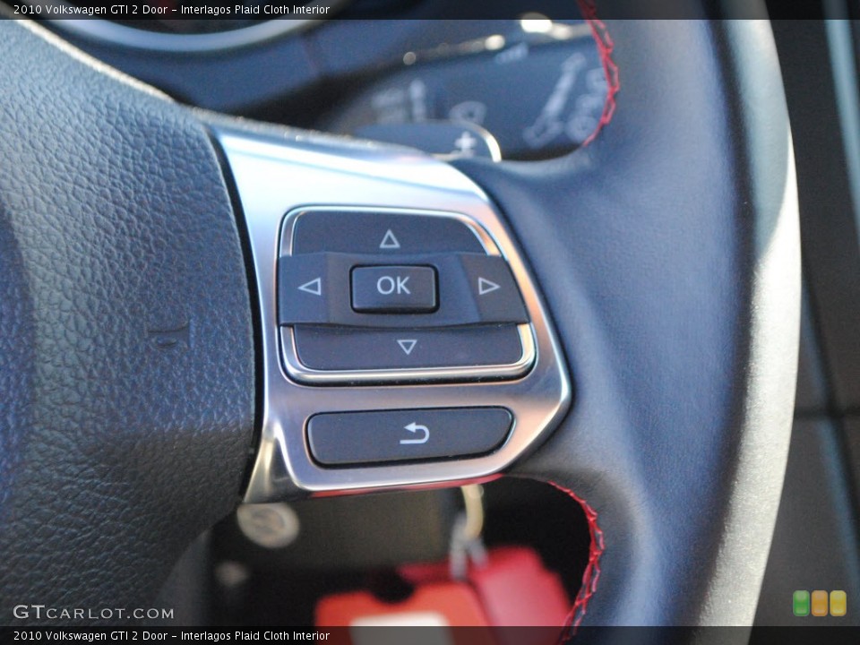 Interlagos Plaid Cloth Interior Controls for the 2010 Volkswagen GTI 2 Door #57607890