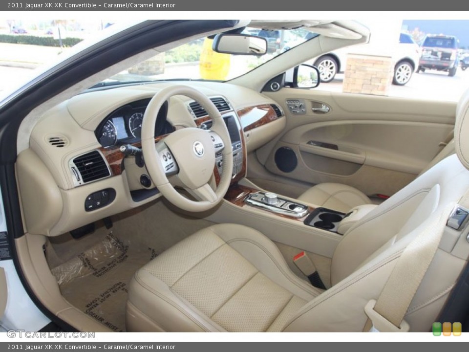 Caramel/Caramel Interior Photo for the 2011 Jaguar XK XK Convertible #57608508