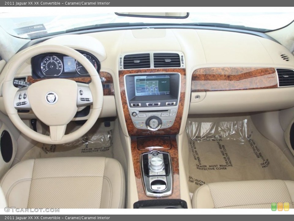 Caramel/Caramel Interior Dashboard for the 2011 Jaguar XK XK Convertible #57608520