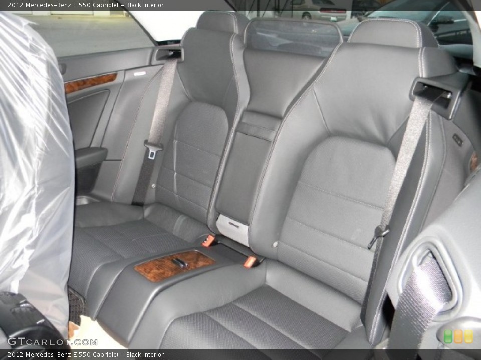 Black Interior Photo for the 2012 Mercedes-Benz E 550 Cabriolet #57611824
