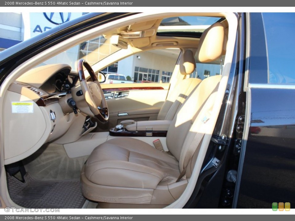 Cashmere/Savanna Interior Photo for the 2008 Mercedes-Benz S 550 4Matic Sedan #57613816