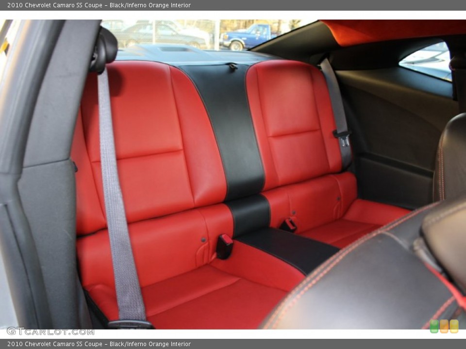 Black/Inferno Orange Interior Photo for the 2010 Chevrolet Camaro SS Coupe #57614883