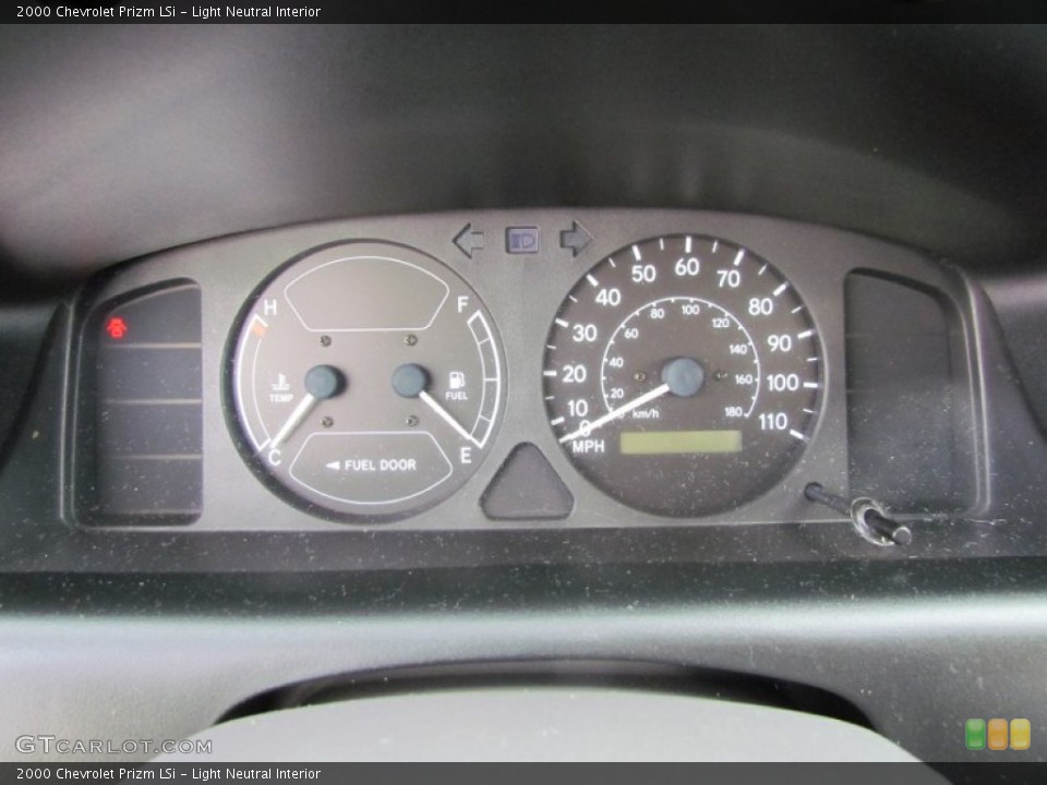 Light Neutral Interior Gauges for the 2000 Chevrolet Prizm LSi #57616726