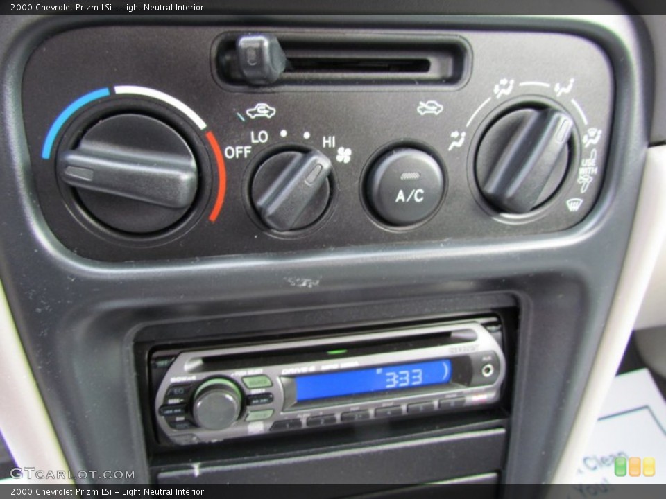 Light Neutral Interior Controls for the 2000 Chevrolet Prizm LSi #57616735
