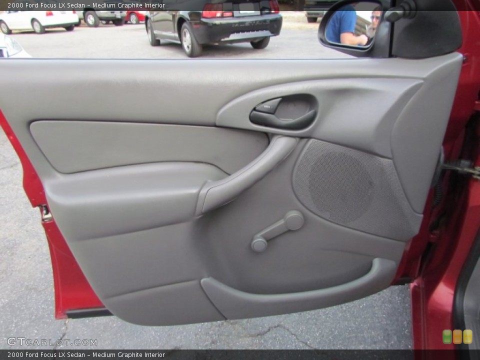 Medium Graphite Interior Door Panel for the 2000 Ford Focus LX Sedan #57616933