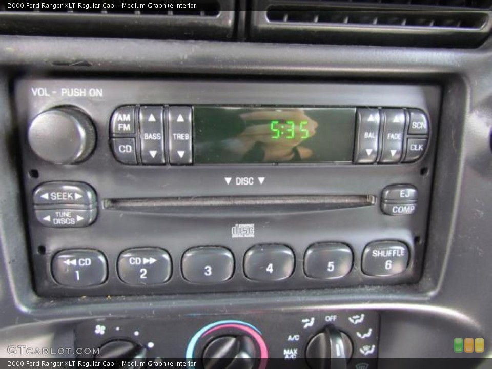 Medium Graphite Interior Audio System for the 2000 Ford Ranger XLT Regular Cab #57617242