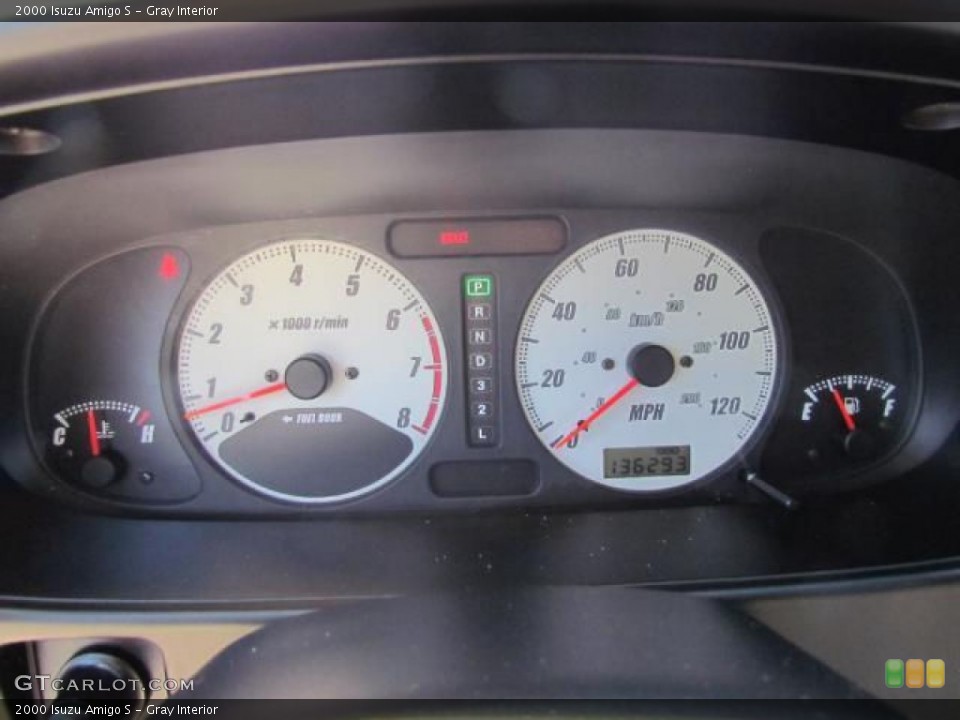Gray Interior Gauges for the 2000 Isuzu Amigo S #57619399