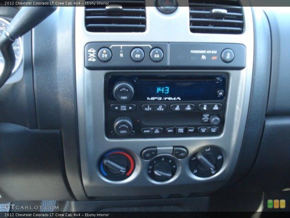 Ebony Interior Audio System for the 2012 Chevrolet Colorado LT Crew Cab 4x4 #57621495
