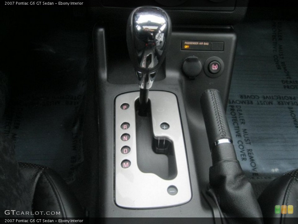 Ebony Interior Transmission for the 2007 Pontiac G6 GT Sedan #57622291