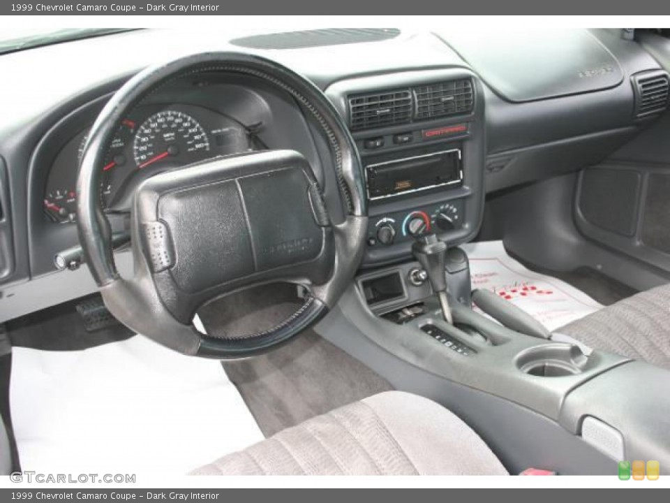 Dark Gray Interior Dashboard for the 1999 Chevrolet Camaro Coupe #57623749