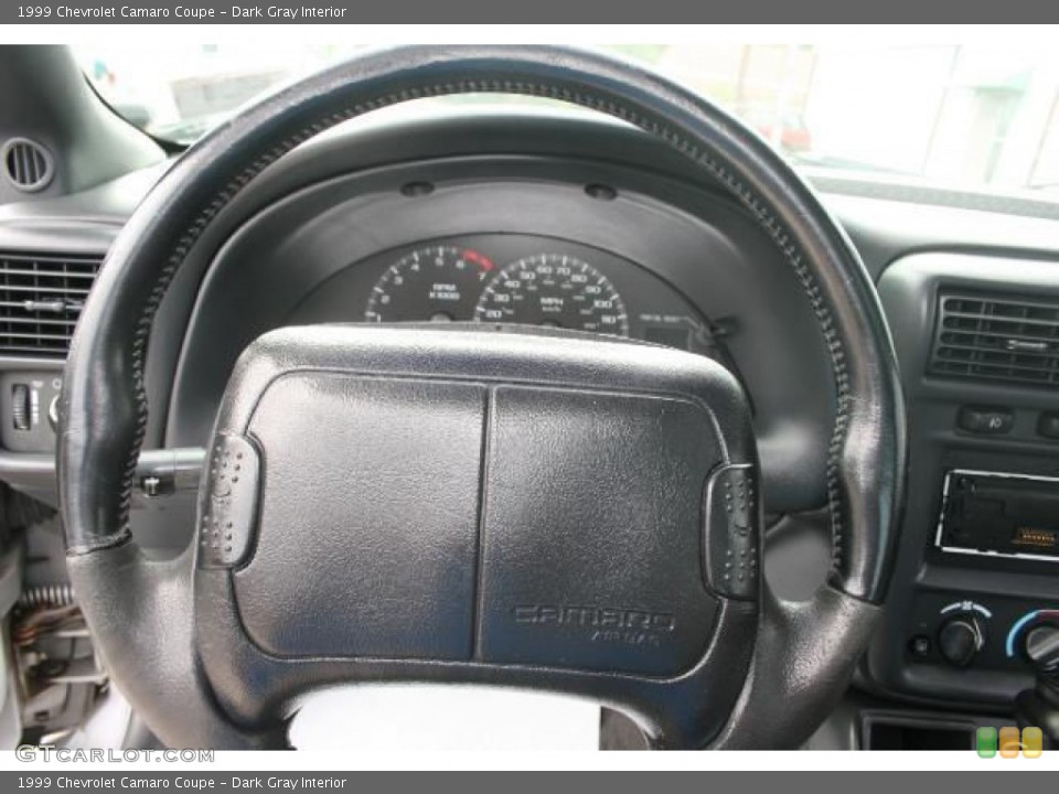 Dark Gray Interior Steering Wheel for the 1999 Chevrolet Camaro Coupe #57623758