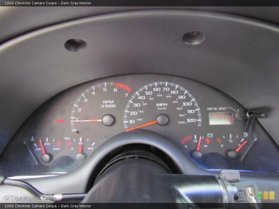 Dark Gray Interior Gauges for the 1999 Chevrolet Camaro Coupe #57623971