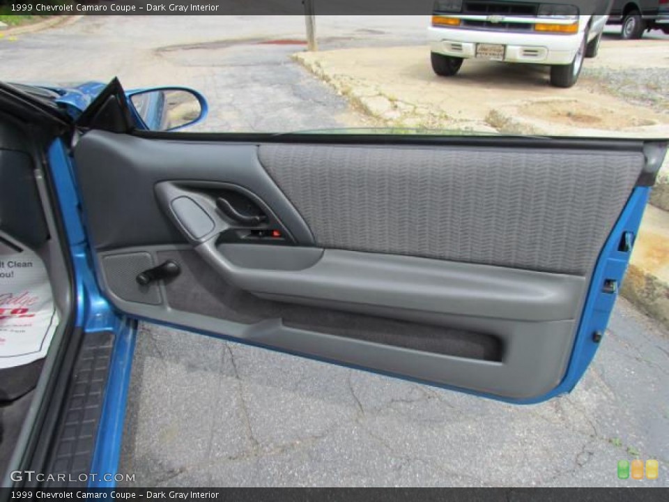 Dark Gray Interior Door Panel for the 1999 Chevrolet Camaro Coupe #57624028