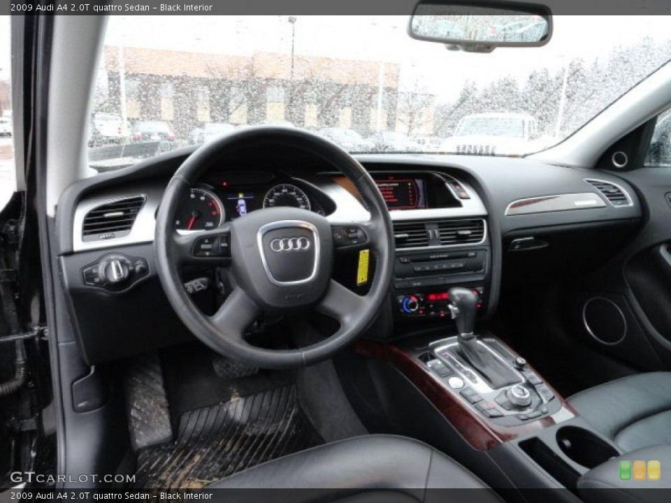 Black Interior Dashboard for the 2009 Audi A4 2.0T quattro Sedan #57624919