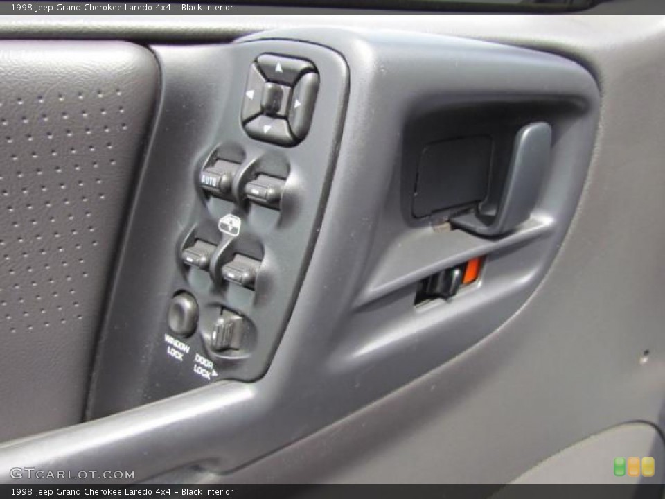 Black Interior Controls for the 1998 Jeep Grand Cherokee Laredo 4x4 #57625441