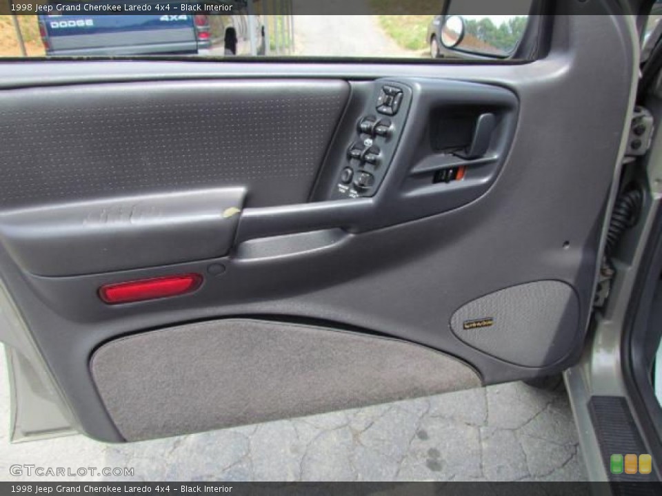 Black Interior Door Panel for the 1998 Jeep Grand Cherokee Laredo 4x4 #57625450