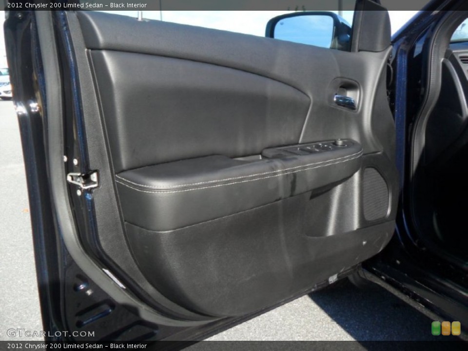 Black Interior Door Panel for the 2012 Chrysler 200 Limited Sedan #57626113