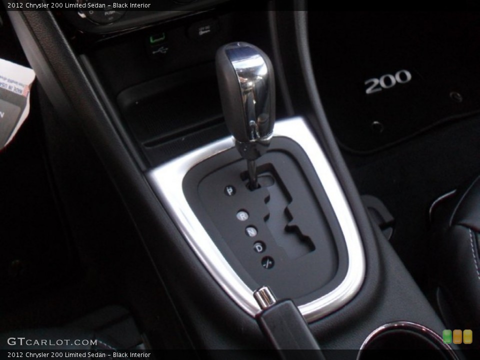 Black Interior Transmission for the 2012 Chrysler 200 Limited Sedan #57626140