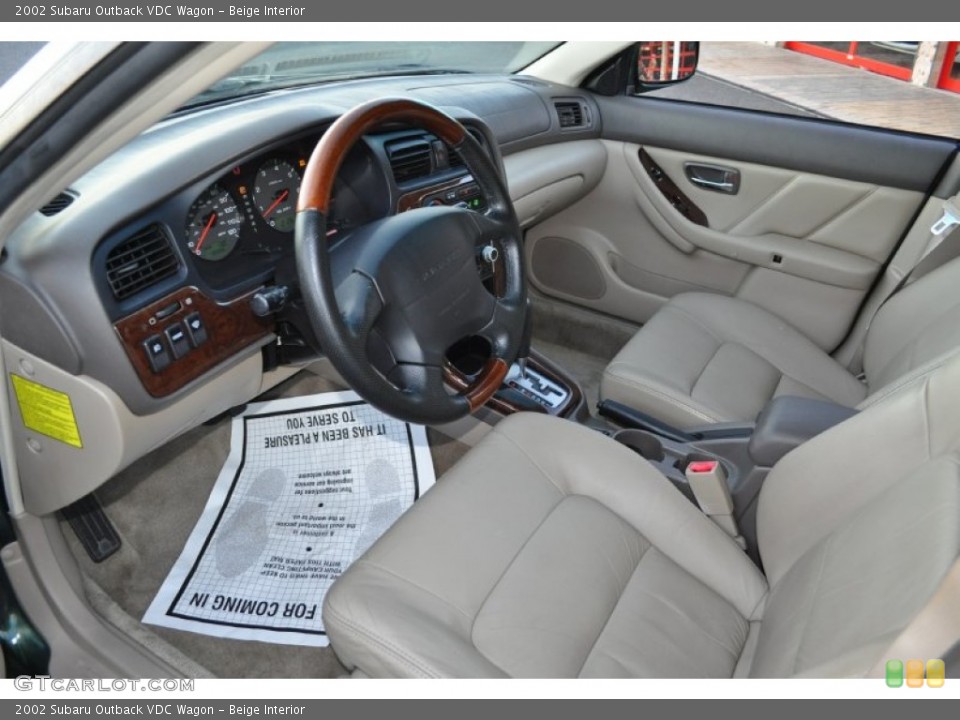 Beige Interior Photo for the 2002 Subaru Outback VDC Wagon #57626779