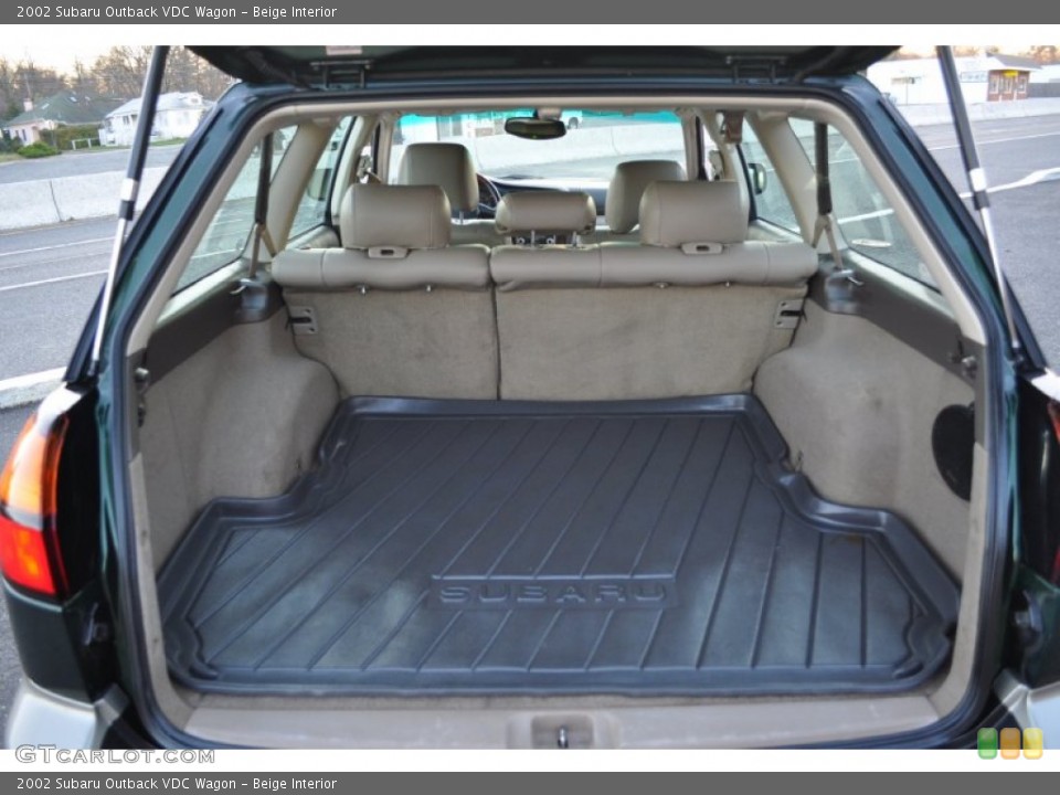 Beige Interior Trunk for the 2002 Subaru Outback VDC Wagon #57626809