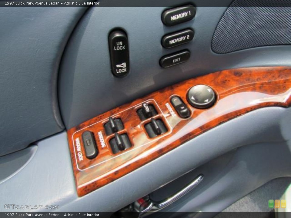 Adriatic Blue Interior Controls for the 1997 Buick Park Avenue Sedan #57626953