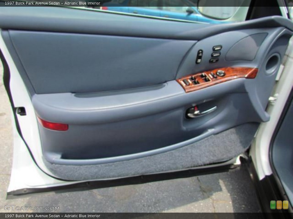 Adriatic Blue Interior Door Panel for the 1997 Buick Park Avenue Sedan #57626962