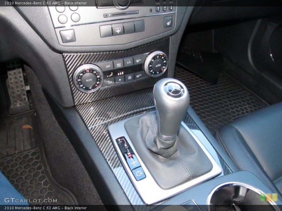 Black Interior Transmission for the 2010 Mercedes-Benz C 63 AMG #57627799