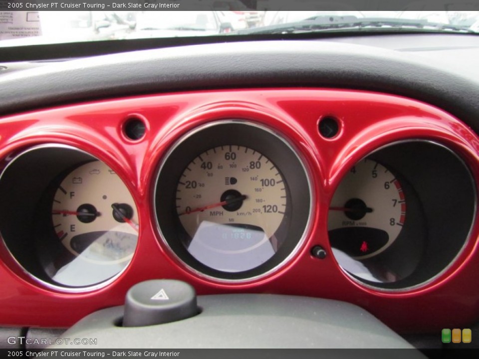 Dark Slate Gray Interior Gauges for the 2005 Chrysler PT Cruiser Touring #57628288