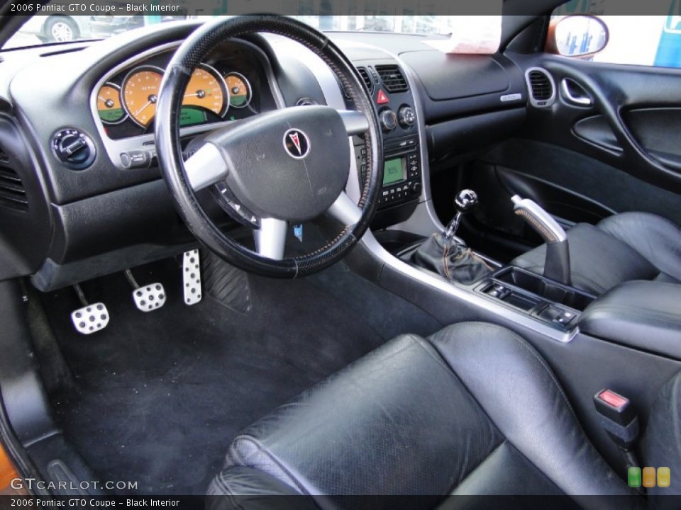 Black Interior Prime Interior for the 2006 Pontiac GTO Coupe #57628356