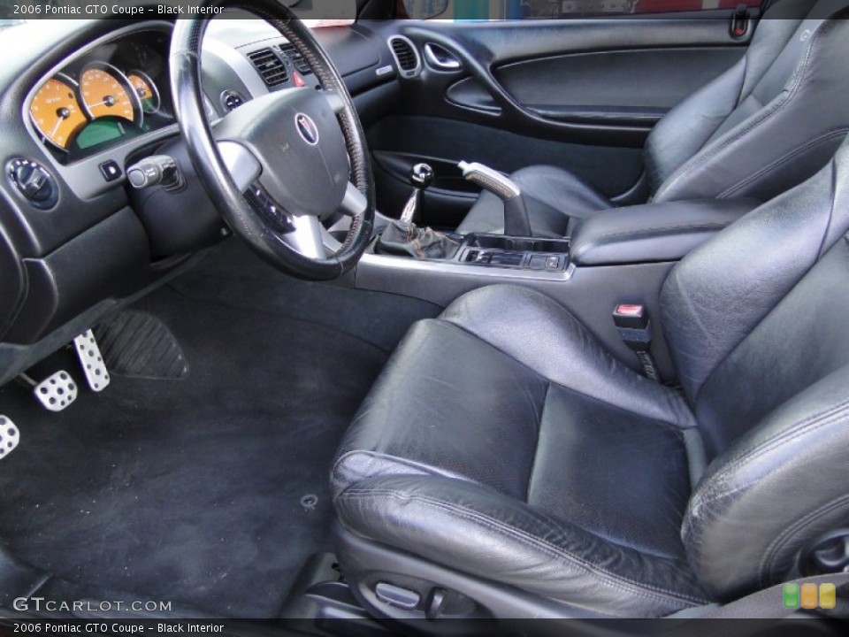 Black Interior Photo for the 2006 Pontiac GTO Coupe #57628366