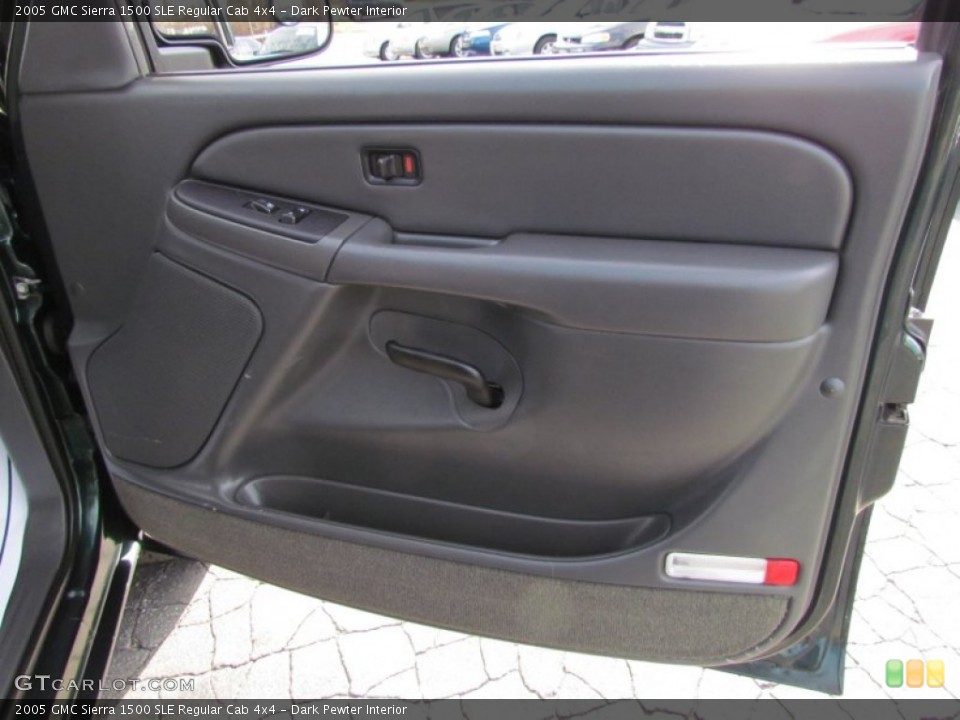 Dark Pewter Interior Door Panel for the 2005 GMC Sierra 1500 SLE Regular Cab 4x4 #57628591