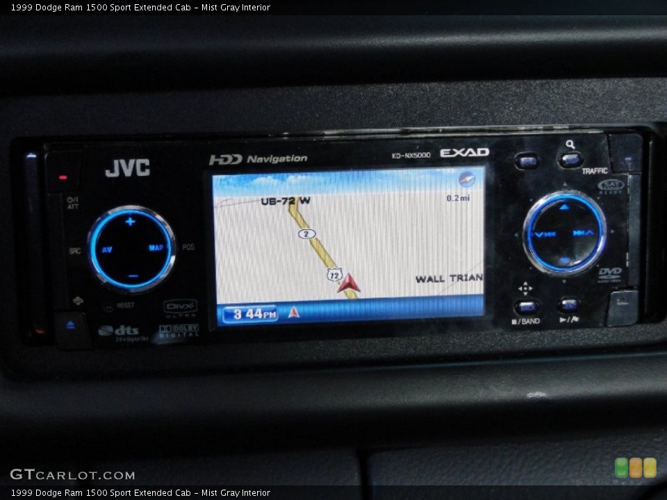 Mist Gray Interior Navigation for the 1999 Dodge Ram 1500 Sport Extended Cab #57629248