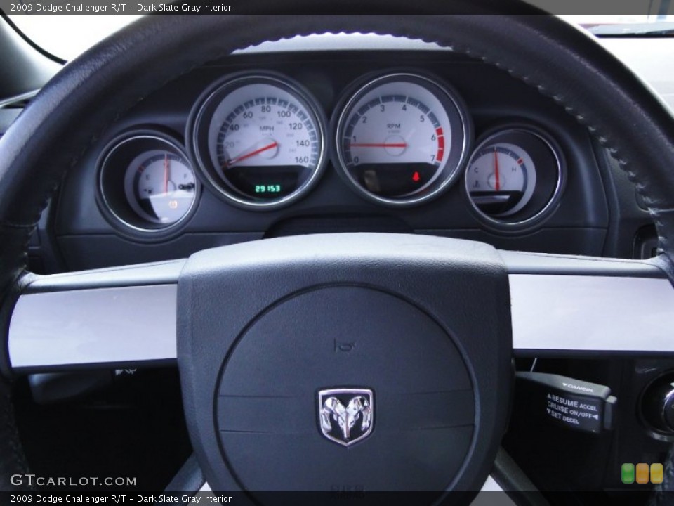 Dark Slate Gray Interior Gauges for the 2009 Dodge Challenger R/T #57630250