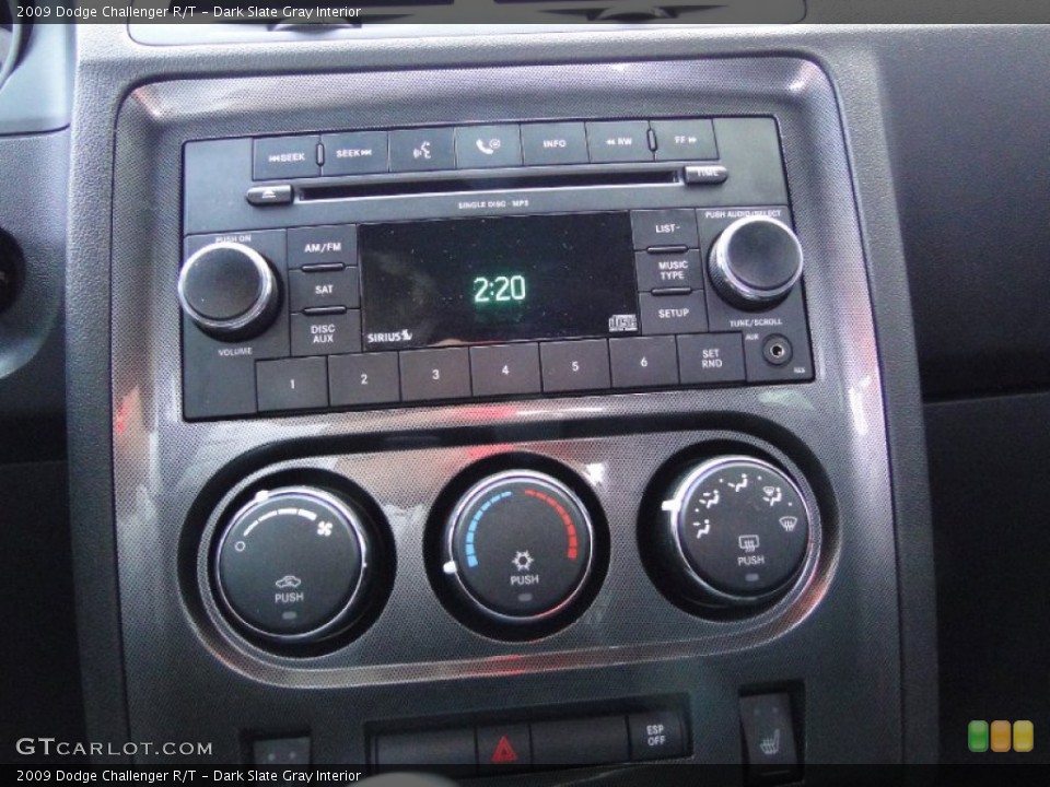 Dark Slate Gray Interior Audio System for the 2009 Dodge Challenger R/T #57630277