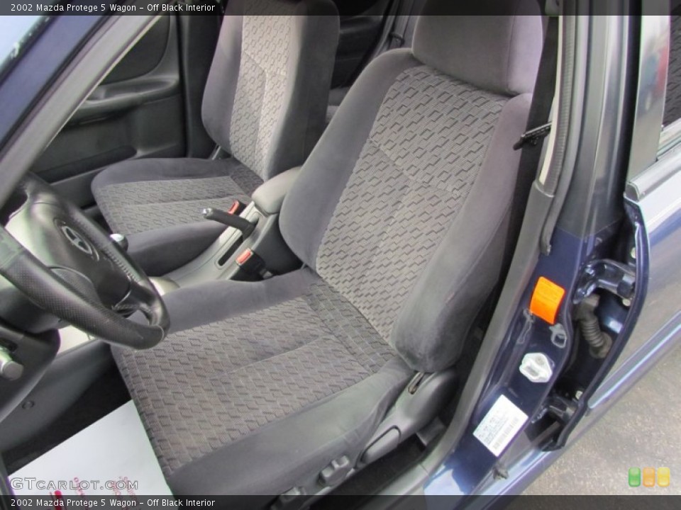 Off Black Interior Photo for the 2002 Mazda Protege 5 Wagon #57631693