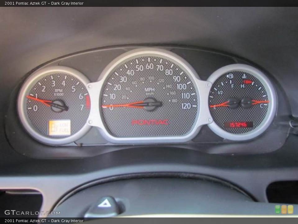 Dark Gray Interior Gauges for the 2001 Pontiac Aztek GT #57633199