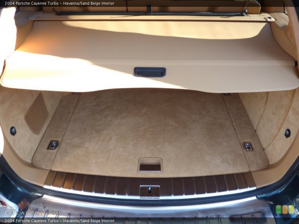 Havanna/Sand Beige Interior Trunk for the 2004 Porsche Cayenne Turbo #57633298