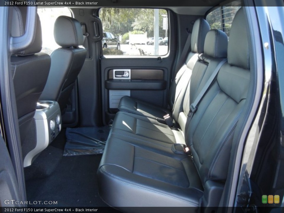 Black Interior Photo for the 2012 Ford F150 Lariat SuperCrew 4x4 #57637305