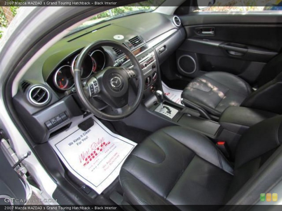 Black Interior Photo for the 2007 Mazda MAZDA3 s Grand Touring Hatchback #57637390