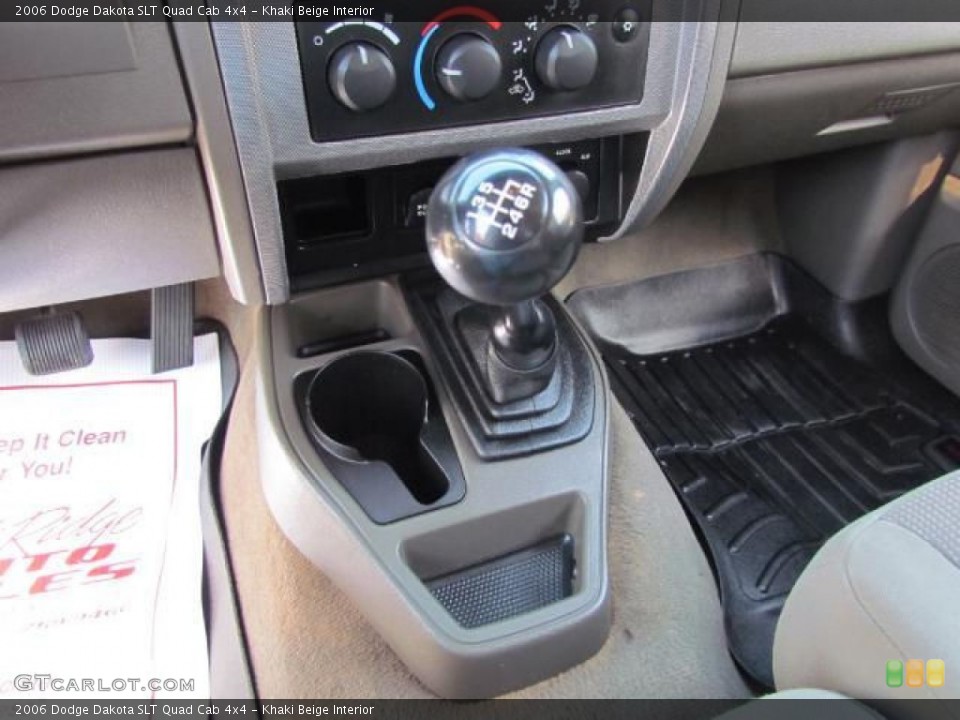 Khaki Beige Interior Transmission for the 2006 Dodge Dakota SLT Quad Cab 4x4 #57637696