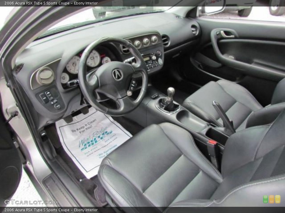 Ebony Interior Photo for the 2006 Acura RSX Type S Sports Coupe #57637933