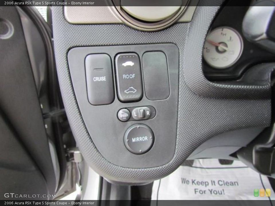 Ebony Interior Controls for the 2006 Acura RSX Type S Sports Coupe #57637942