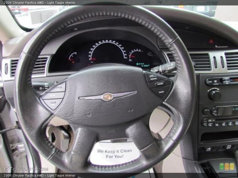 Light Taupe Interior Steering Wheel for the 2006 Chrysler Pacifica AWD #57638209