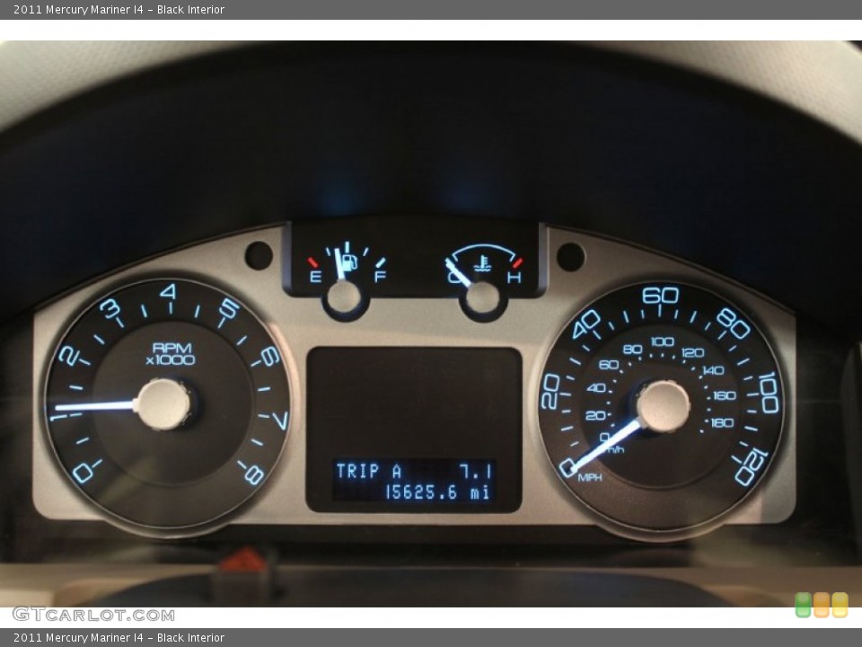 Black Interior Gauges for the 2011 Mercury Mariner I4 #57638356