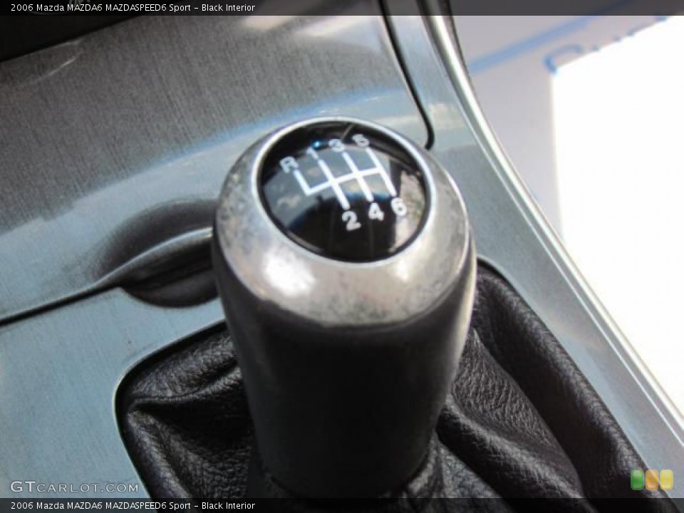 Black Interior Transmission for the 2006 Mazda MAZDA6 MAZDASPEED6 Sport #57640195