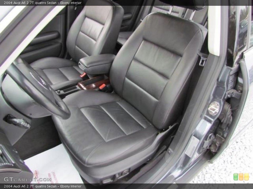 Ebony Interior Photo for the 2004 Audi A6 2.7T quattro Sedan #57643900